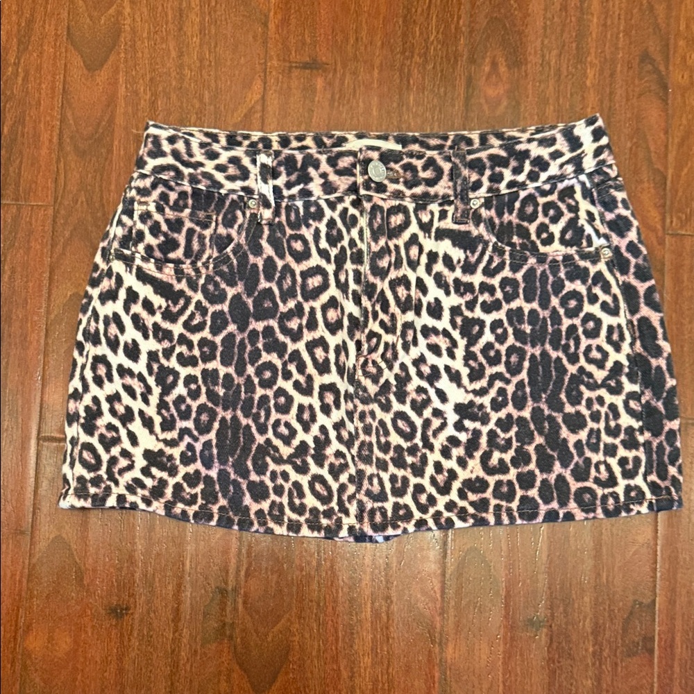 PacSun Wild Animal Print Mini Skirt